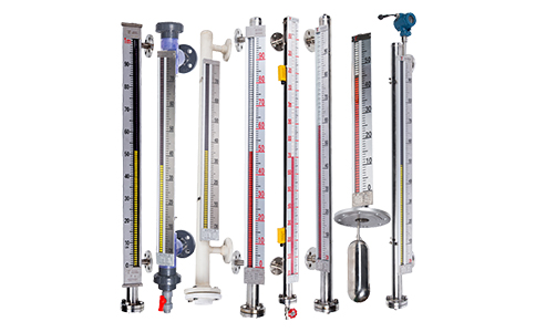 磁翻板液位計(jì)透明圖
